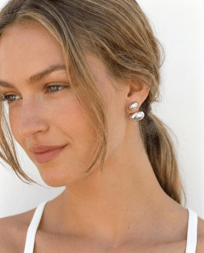 Amber earrings