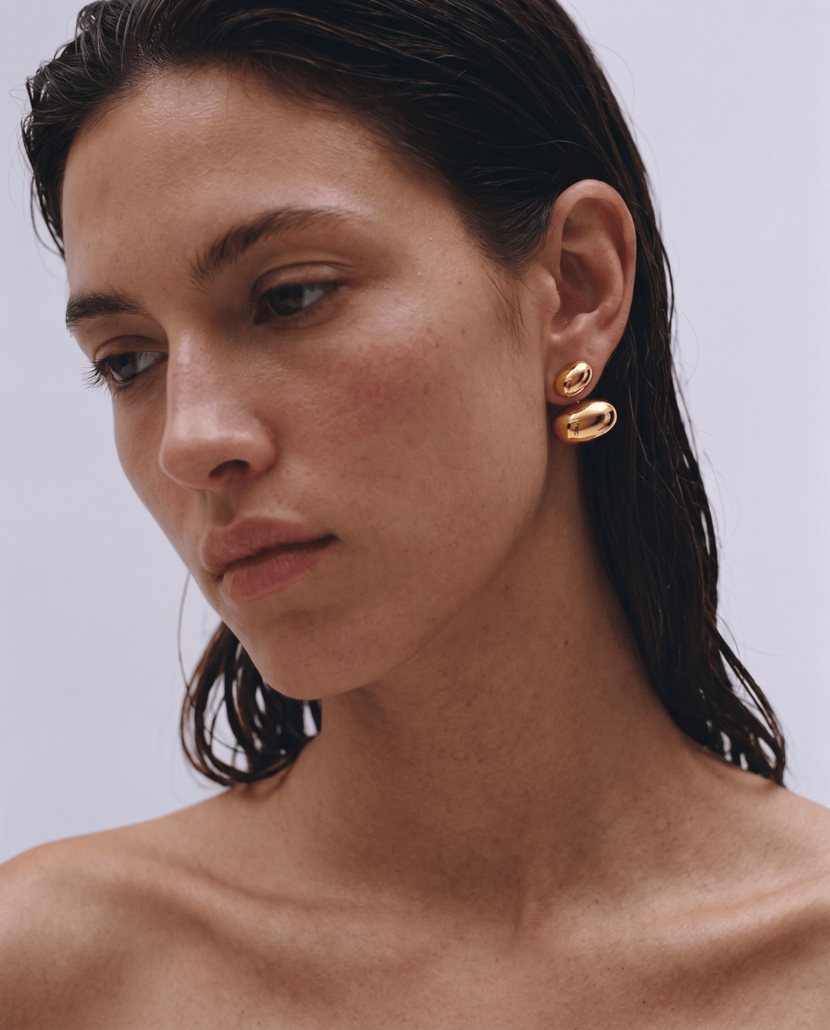 Amber earrings