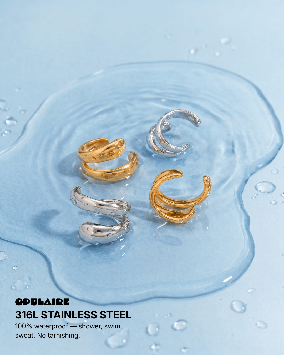 Sage ear cuffs