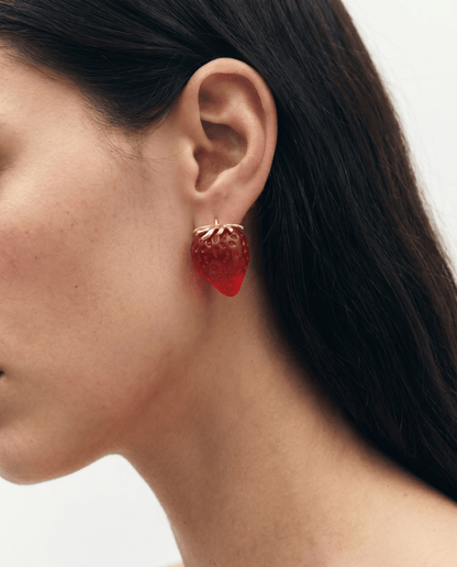 Strawberry earrings