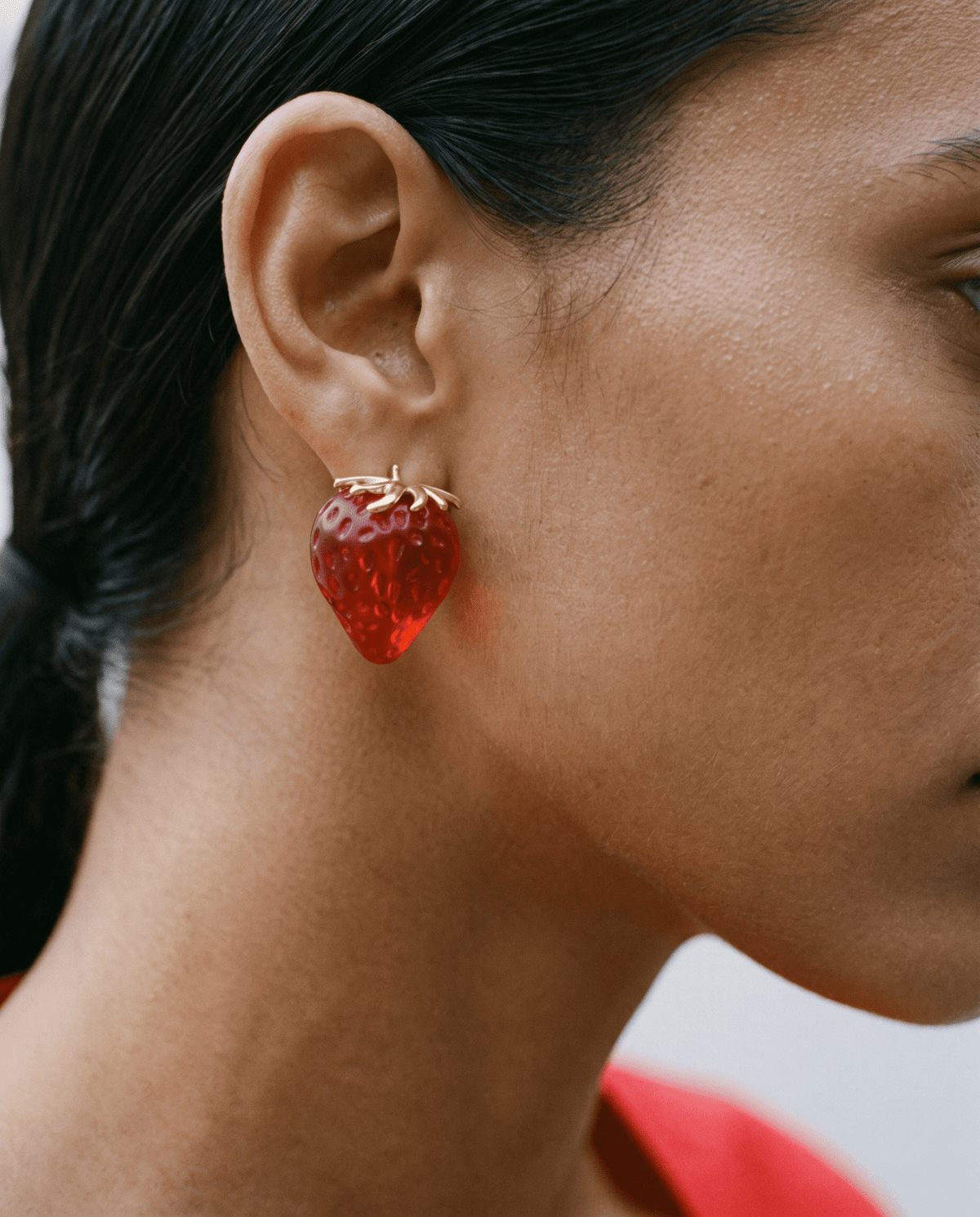 Strawberry earrings