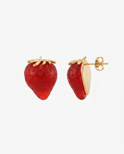 Strawberry earrings