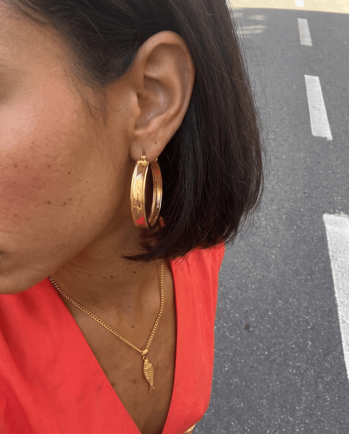 Umber earrings